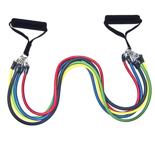 Attrezzo Fitness Fasce Bande Elastiche Di Resistenza Per La Forza - Crossfit Palesta Yoga 64518